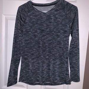 Black Athletic Long Sleeve Shirt